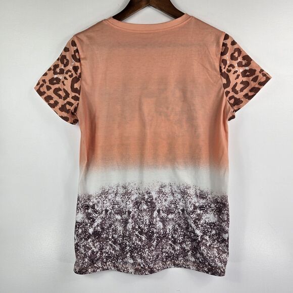 Morgan Wallen Women's Medium Steer Skull Animal Print T Shirt - Picture 3 of 3